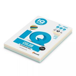   Másolópapír, színes, A4, 80g. vegyes színek IQ 4x25ív/csomag, pasztell mix, 4 féle szín