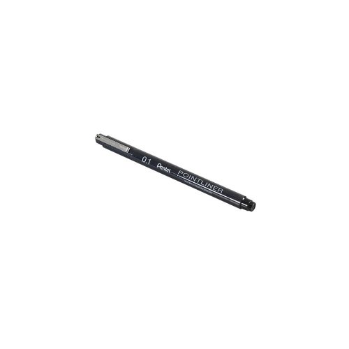 PointLiner tűfilc 0,1mm, S20P-1A Pentel fekete