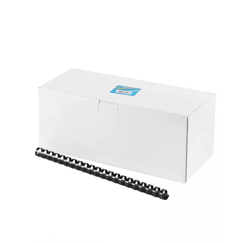 Spirál műanyag 16mm, 100 db/doboz, Bluering®, fekete