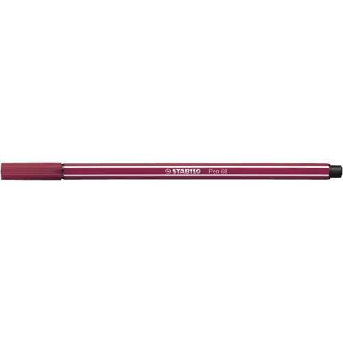 Rostirón, filctoll 1mm, M STABILO Pen 68 bordó