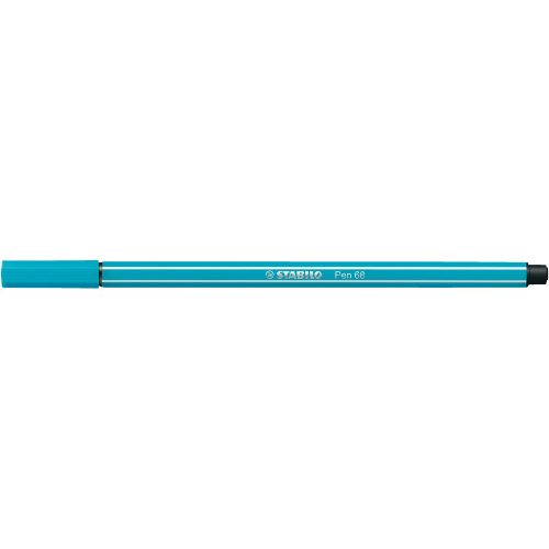 Rostirón, filctoll 1mm, M STABILO Pen 68 világoskék