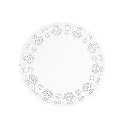 Tortacsipke kerek átmérő: 28 cm 100 db/csomag fehér