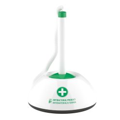   Ügyféltoll antibakteriális Ico Lux fehér/zöld test, írásszín kék