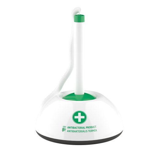 Ügyféltoll antibakteriális Ico Lux fehér/zöld test, írásszín kék