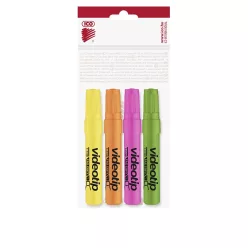 Szövegkiemelő készlet 1-4mm, Videotip Ico, 4 klf.szín