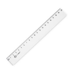 Vonalzó 20cm, műanyag Bluering®