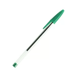   Golyóstoll eldobható kupakos Bluering® , írásszín zöld