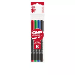   Alkoholos marker készlet, B OHP Ico 10 db/doboz, 4 klf.szín