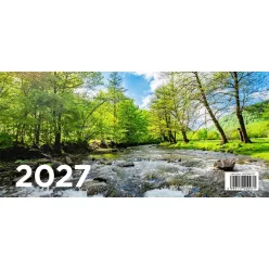   Asztali naptár 325mmx155mm, fehérlapok, álló tartóval 2027.