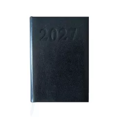   Határidőnapló agenda Standard A/5, napi, fehér lapokkal (fekete) 2027. Bluering®