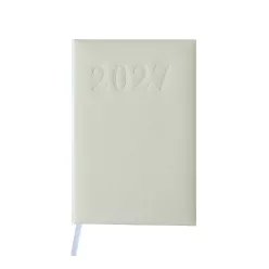   Határidőnapló agenda Standard A/5, napi, fehér lapokkal (bézs) 2027. Bluering®