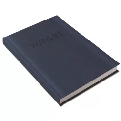   Tanári határidőnapló A5, műbőr 150mmx210mm, fehér lapokkal kék 2026/2027 Realsystem