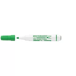   Táblamarker 3mm, mágneses, táblatörlővel multifunkciós Ico MARKERASER zöld
