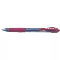 Zseléstoll 0,7mm, nyomógombos Pilot G-2, írásszín piros