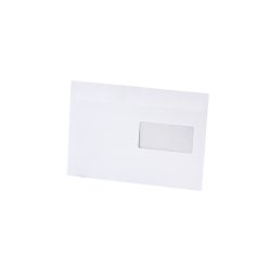   Boríték LC/5 öntapadó bélésnyomott jobb ablakos 45x90 162×229mm J20A60 Bluering® fehér