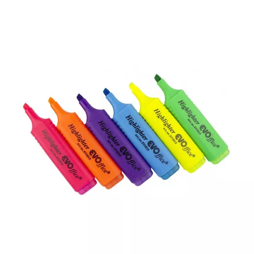 Szövegkiemelő lapos test Evo rózsaszín