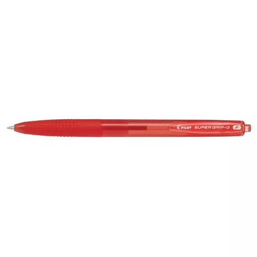 Golyóstoll 0,7 nyomógombos F Super Grip G Pilot, írásszín piros