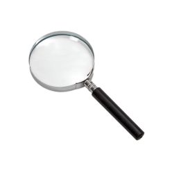 Nagyító o 50mm, üveg lencséjű 6x