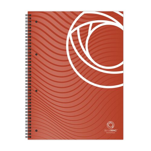 Spirálfüzet A4, 80lap, perforált lyukasztott Bluering® kockás