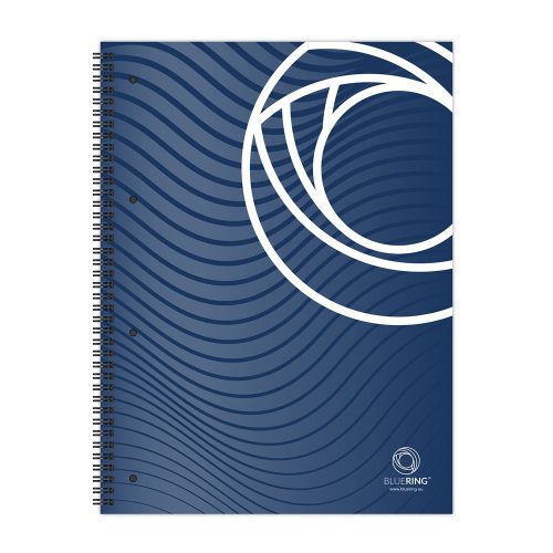 Spirálfüzet A4, 80lap, perforált lyukasztott Bluering® vonalas