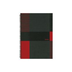   Spirálfüzet A4, 80lap vonalas, keményfedelű Marker Linear