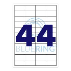   Etikett címke, 48,5x25,4mm, 100 lap, 44 címke/lap Bluering®