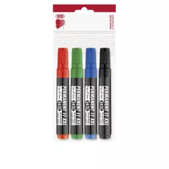   Alkoholos marker készlet, 3mm, kerek hegyű Ico 11XXL, 4 klf.szín