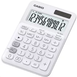   Számológép asztali 12 digit nagy kijelző Casio MS 20 UC fehér