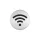 Piktogram, információs tábla, átmérő 83mm, WIFI Durable ezüst
