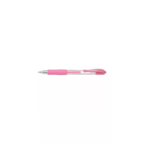 Zseléstoll 0,7mm, nyomógombos Pilot G-2, írásszín pasztell rózsaszín