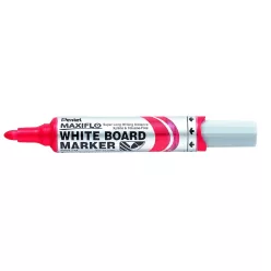 Táblamarker 2,5mm, kerek hegyű, Pentel Maxiflo piros