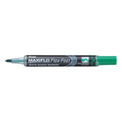   Táblamarker 1-5mm, hajlékony hegyű Pentel Maxiflo Flex Feel zöld