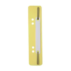   Gyorsfűző szerkezet, lefűzőlapocska, PP Durable 25 db/csomag, sárga