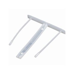   Lefűzőklip, műanyag, 85mm, Fellowes® Bankers Box, 100 db/csomag, fehér