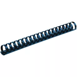   Spirál, műanyag, 10mm, 41-55lap, 100 db/doboz, Fellowes® kék