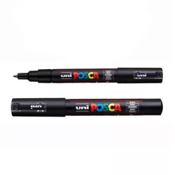 Dekormarker 0,7-1mm, Uni Posca PC-1M fekete