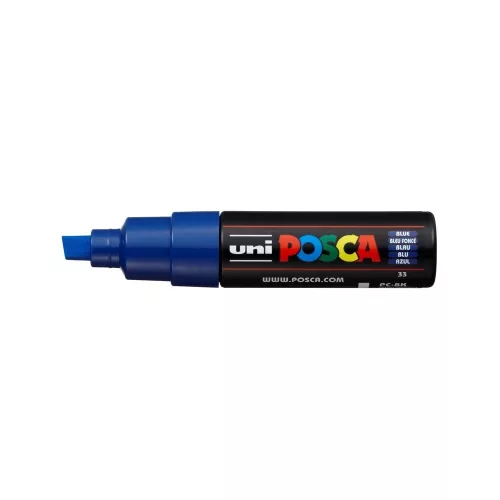 Dekormarker 8mm, Uni Posca PC-8K kék