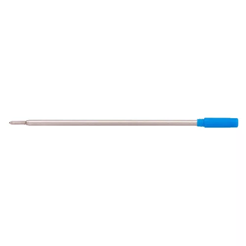 Tollbetét csavaros 0,8mm, fém ügyféltollhoz, írásszín kék