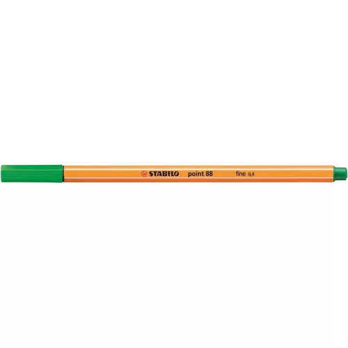 Rostirón, tűfilc 0,4mm, STABILO Point 88 zöld