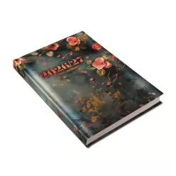   Tanári határidőnapló A5, műbőr 150mmx210mm, fehér lapokkal virágminta 2026/2027 Realsystem