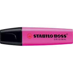   Szövegkiemelő 2-5mm, vágott hegyű, STABILO Boss original pink