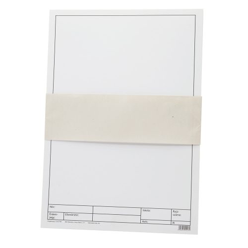 Műszaki rajzlap keretes A4, 10ív/csomag