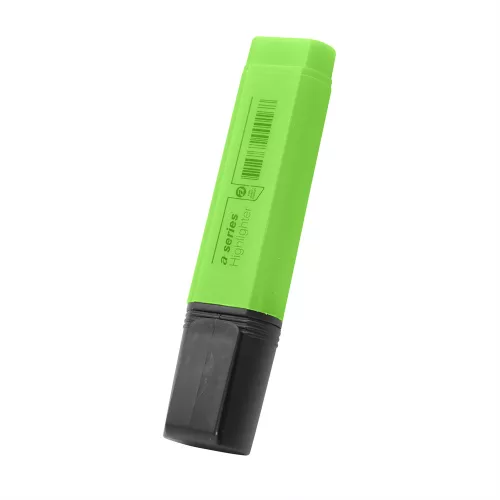 Szövegkiemelő 1-5mm, vágott hegyű, lapos test, A-Series zöld