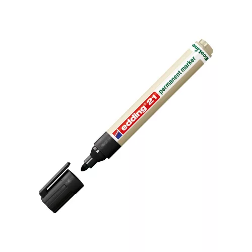 Alkoholos marker 1,5-3mm, Edding 21 EcoLine fekete