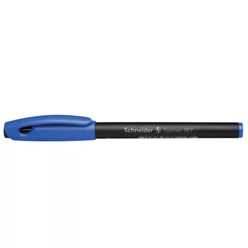 Rostirón, tűfilc 0,4mm, Schneider TopLiner 967, kék