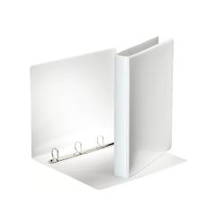   Gyűrűskönyv panorámás A4, 4cm, 4 gyűrű, D alakú, PP Esselte fehér