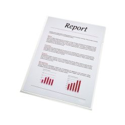   Genotherm 'L' A4, 150 micron víztiszta felület Esselte Luxus