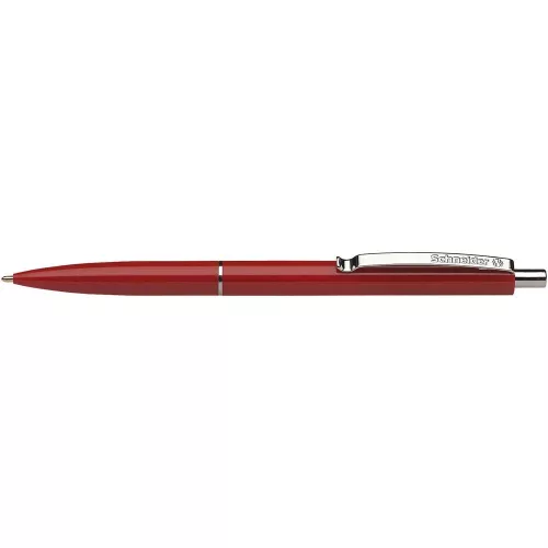 Golyóstoll nyomógombos 0,5mm, Schneider K15, írásszín piros