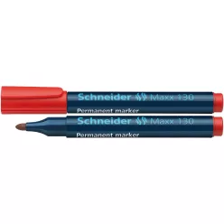   Alkoholos marker 1-3mm, kerek végű Schneider Maxx 130 piros