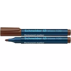   Alkoholos marker 1-3mm, kerek végű Schneider Maxx 130 barna